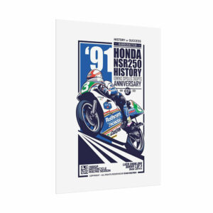 Luca Cadalora | 1991 | History NSR250 - 1of3 by Evan DeCiren Store