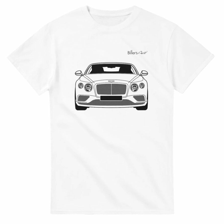 Bentley Continental GT Front View Super Cool T-Shirt Automotive