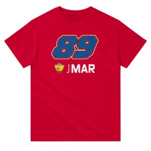 Jorge Martin 2025 MotoGP Race Calendar T-Shirt from the Sports Car Racing Apparel store collection.