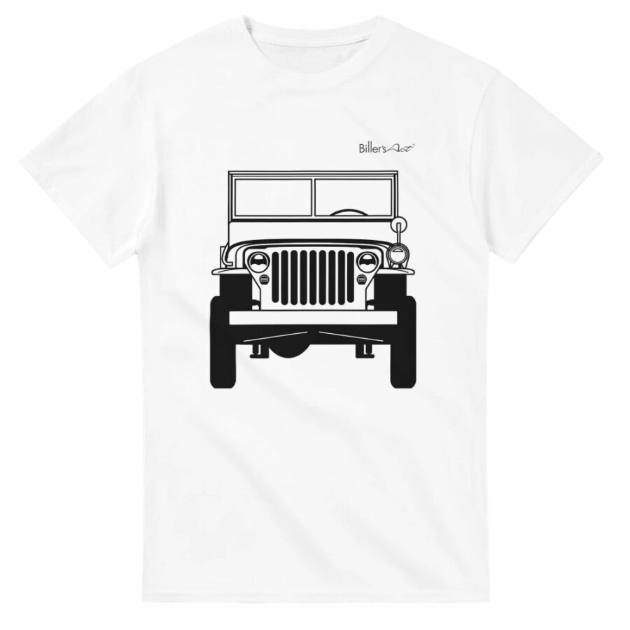 Willys Jeep MB Front View Super Cool T-Shirt Vintage