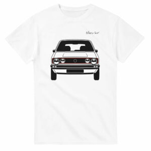 VW Golf GTI Mk1 Front View Super Cool T-Shirt from the Volkswagen store collection.