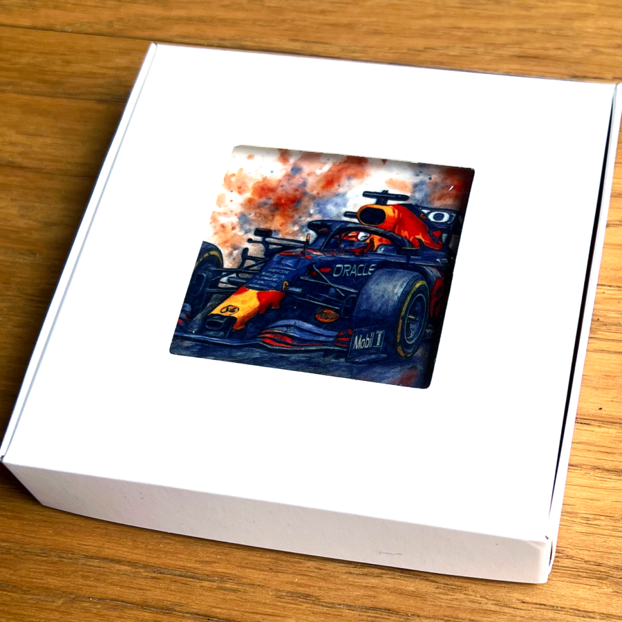 Pack of 4 F1 Car Coasters – Formula 1 Gift Set Aston Martin F1 Team