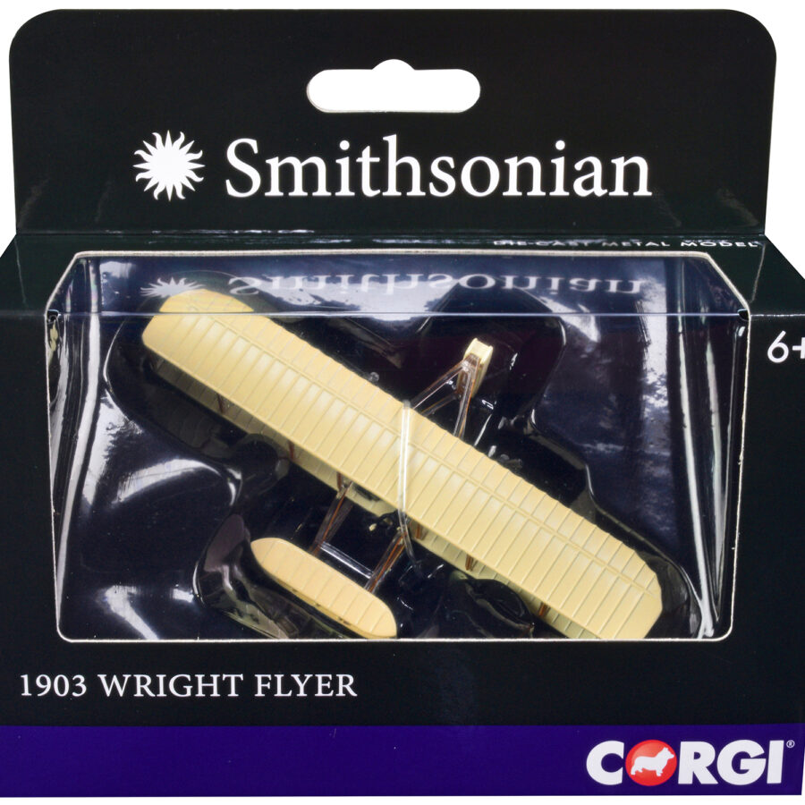 1903 Wright Flyer Aircraft with Pilot Figure "Smithsonian" Series Diecast Model by Corgi Automotive