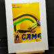 Ayrton Senna, 1987 Monaco GP poster A4 mounted print