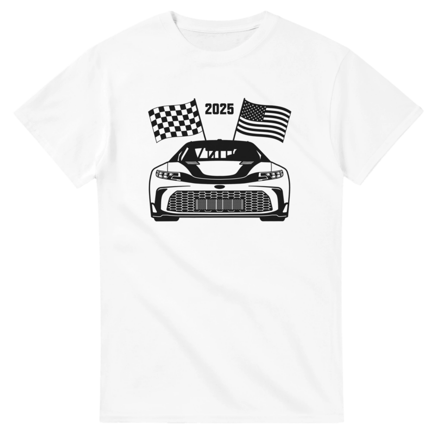 Stock Car Racing T-Shirt - with 2025 Fixtures Nascar