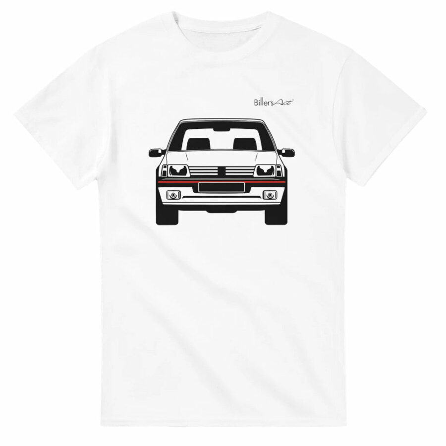 Peugeot 205 GTi Front View Super Cool T-Shirt Automotive