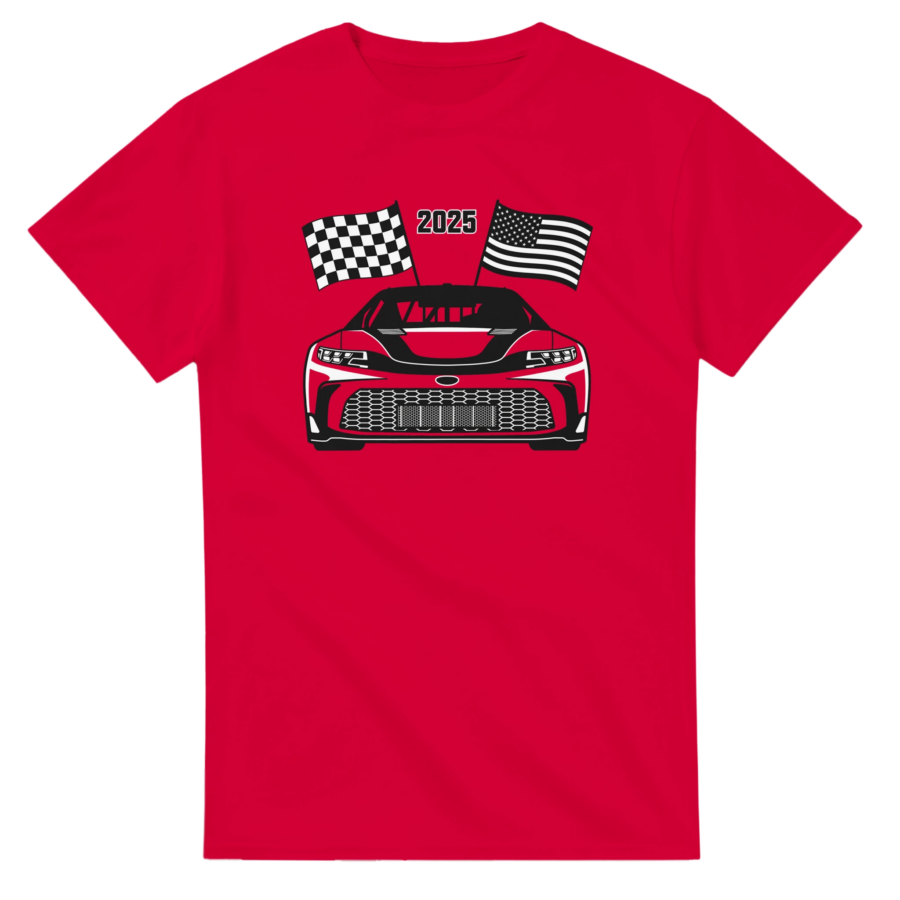 Stock Car Racing T-Shirt - with 2025 Fixtures Nascar