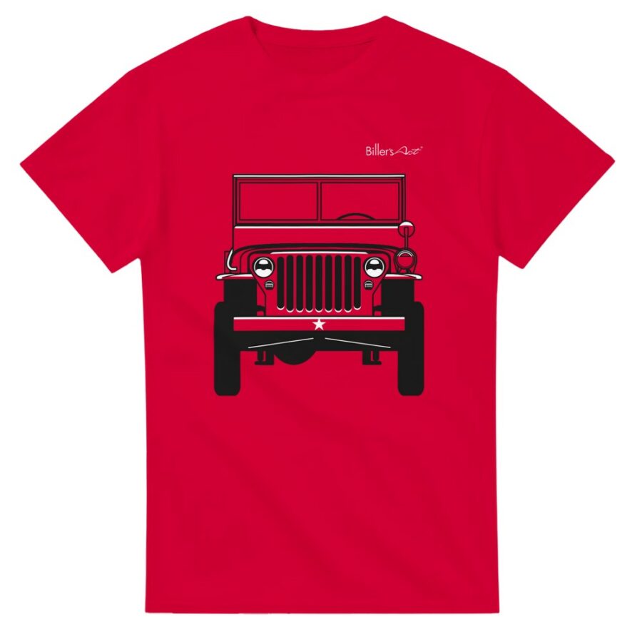 Willys Jeep MB Front View Super Cool T-Shirt Vintage