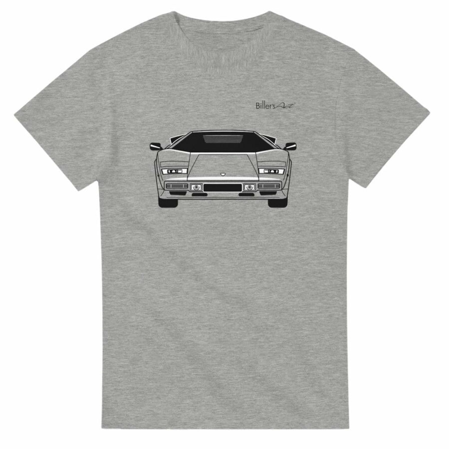 Lamborghini Countach Front View Super Cool T-Shirt Automotive