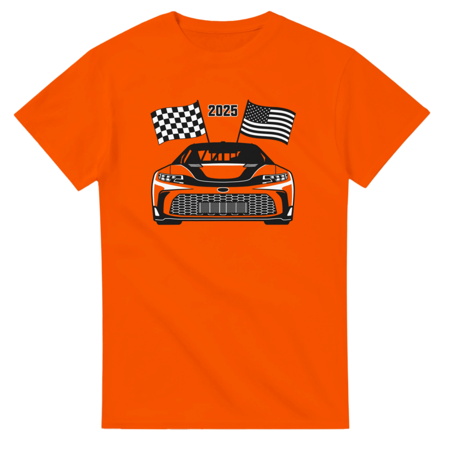 Stock Car Racing T-Shirt - with 2025 Fixtures Nascar