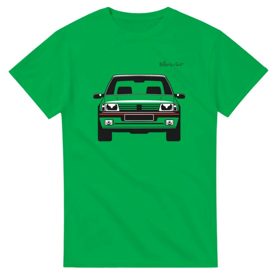 Peugeot 205 GTi Front View Super Cool T-Shirt Automotive