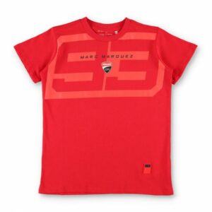 Marc Márquez 93 Ducati Logo Children's T-Shirt Sports Car Racing Clothing by masterlap