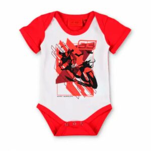 Marc Márquez 93 Flag Baby Bodysuit Sports Car Racing Clothing by masterlap