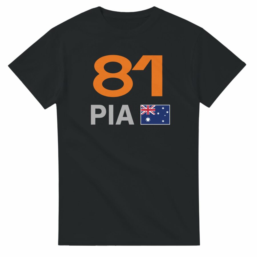 Oscar Piastri 2025 Race Calendar Formula 1 F1 T-Shirt F1 Jackets