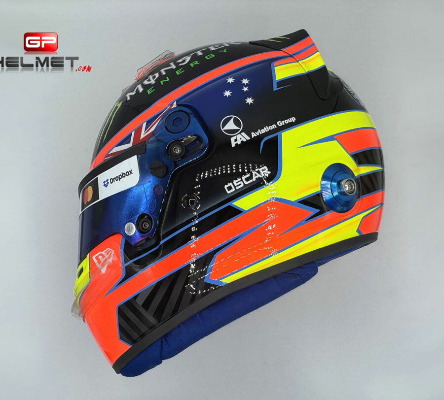 Oscar Piastri 2025 F1 Replica Helmet Mc Laren F1 F1 Collectibles
