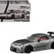 Mazda RX-7 RE-Amemiya RHD (Right Hand Drive) Silver Metallic with Carbon Hood "Japan Minicar a Gogo Exclusive" 1/64 Diecast Model Car by Pop Race