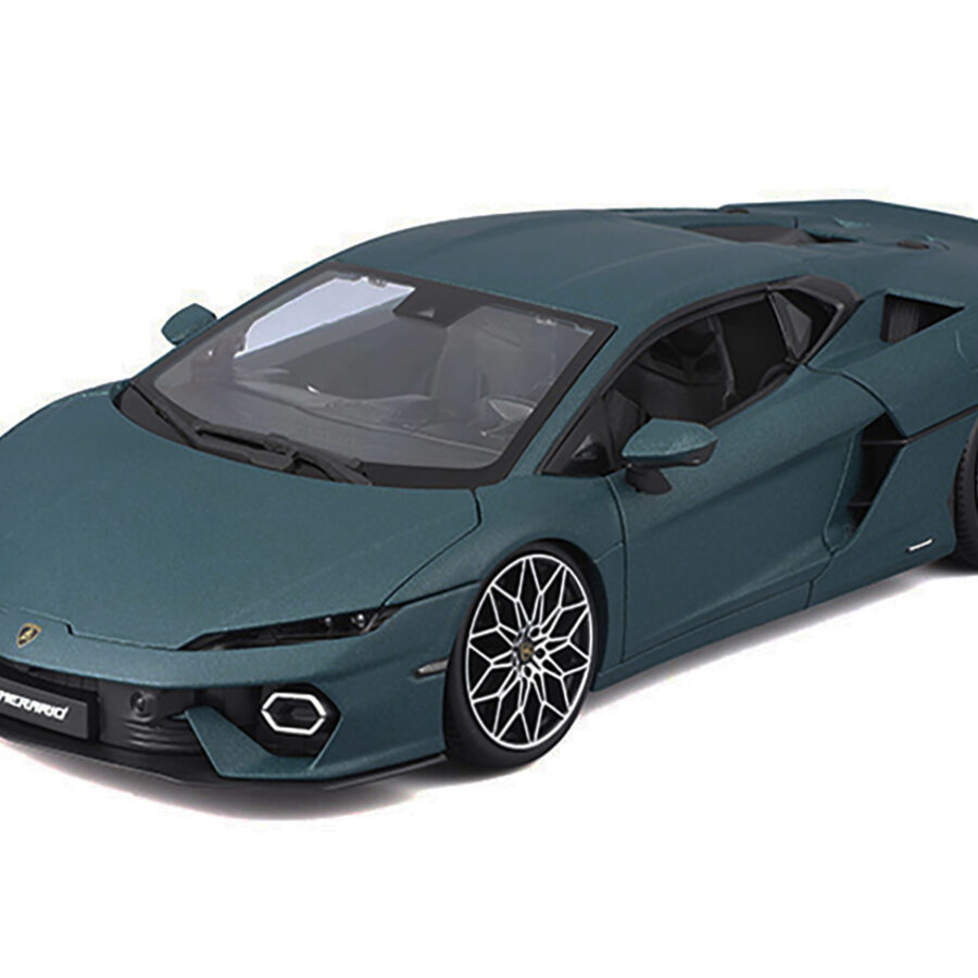 Lamborghini Temerario Matt Blue Metallic 1/18 Diecast Model Car by Bburago from the Lamborghini store collection.
