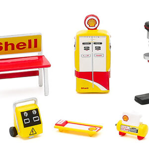 "Shell Oil" 6 piece Shop Tools Set "Shop Tool Accessories" Series 3 1/64 by Greenlight  by Diecast Mania