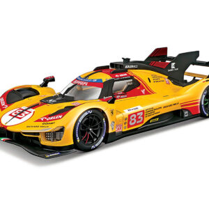 Ferrari 499P #83 Robert Kubica - Robert Shwartzman - Yifei Ye "Ferrari AF Corse" "24 Hours of Le Mans" (2024) "Racing" Series 1/18 Diecast Model Car by Bburago Automotive by Diecast Mania