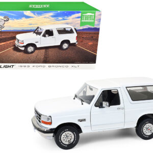 1993 Ford Bronco XLT Oxford White "Artisan Collection" 1/18 Diecast Model Car by Greenlight  by Diecast Mania