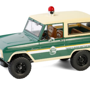 1967 Ford Bronco "Smokey Bear Forest Ranger" Green and Cream with White Stripes "Artisan Collection" 1/18 Diecast Model Car by Greenlight  by Diecast Mania