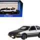 Toyota Sprinter Trueno (AE86) RHD (Right Hand Drive) "Project D Final Version" White with Graphics "Initial D" (1998-2021) TV Series 1/64 Diecast Model Car by Autoart Toyota Sprinter Trueno (AE86) RHD (Right Hand Drive) "Project D Final Version" White with Graphics "Initial D" (1998-2021) TV Series 1/64 Diecast Model Car by Autoart
