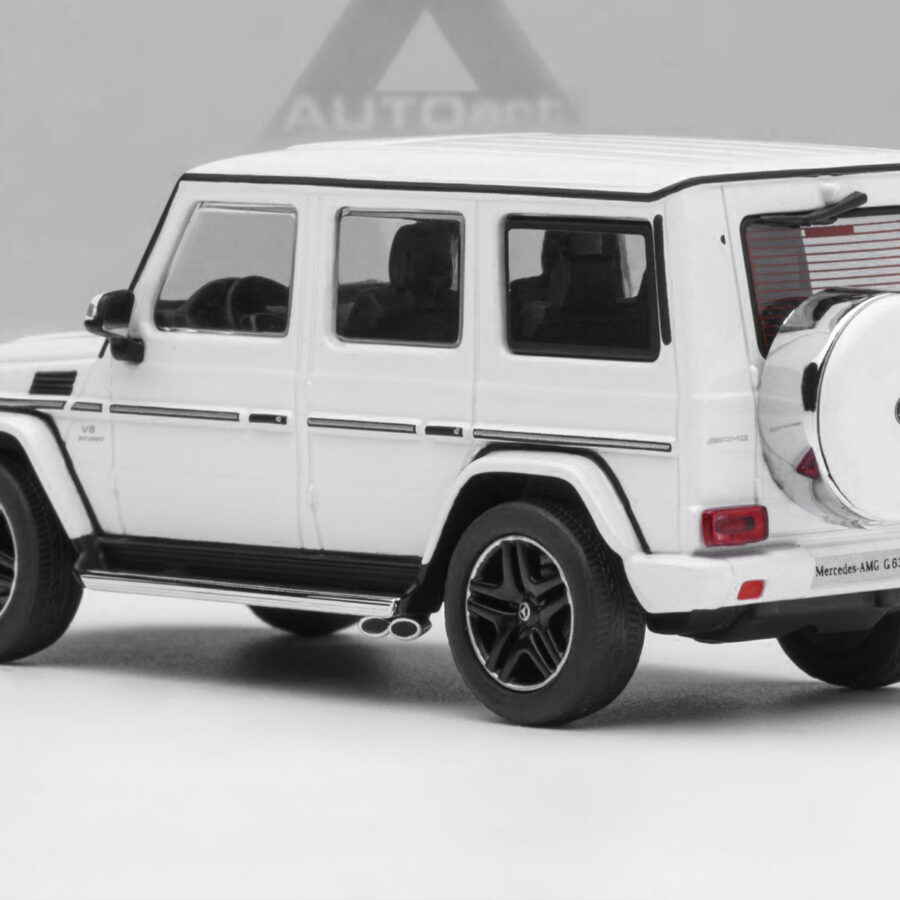 2017 Mercedes-Benz AMG G 63 White 1/64 Diecast Model Car by Autoart Automotive