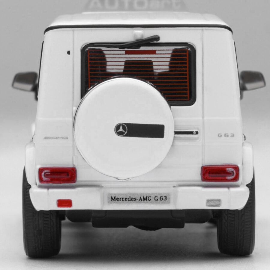 2017 Mercedes-Benz AMG G 63 White 1/64 Diecast Model Car by Autoart Automotive
