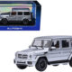 2017 Mercedes-Benz AMG G 63 Silver Metallic 1/64 Diecast Model Car by Autoart 2017 Mercedes-Benz AMG G 63 Silver Metallic 1/64 Diecast Model Car by Autoart