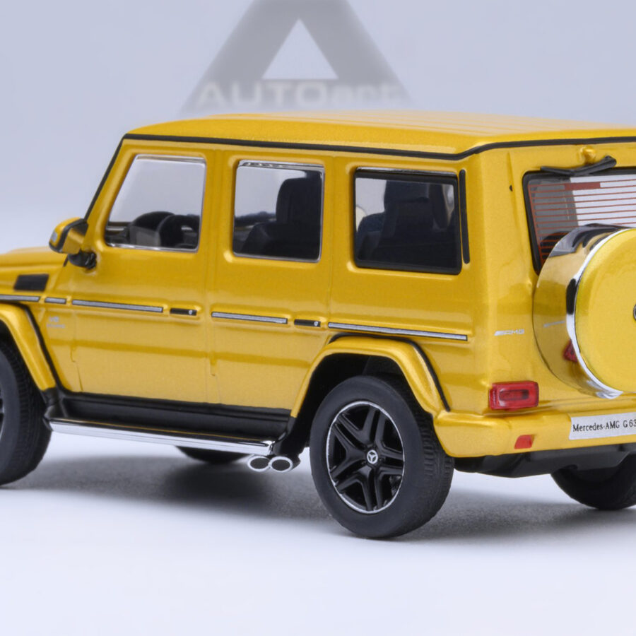 2017 Mercedes-Benz AMG G 63 Solar Beam Yellow 1/64 Diecast Model Car by Autoart Automotive