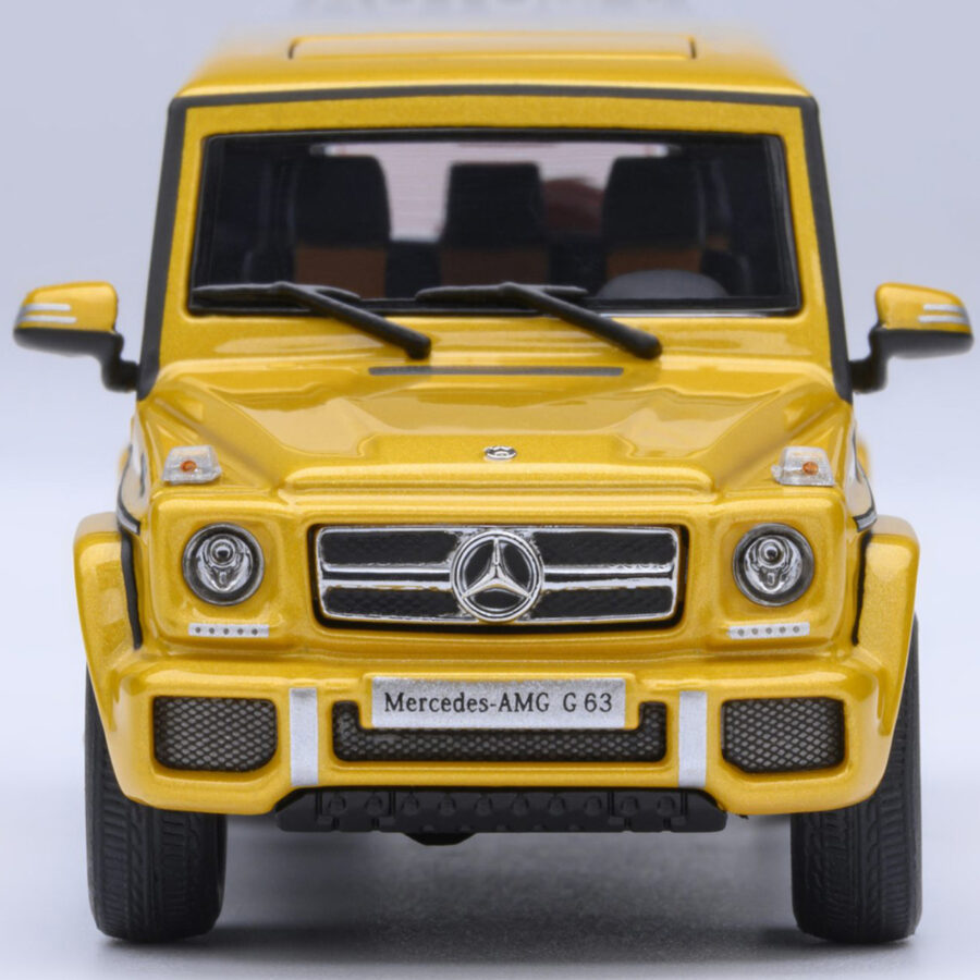 2017 Mercedes-Benz AMG G 63 Solar Beam Yellow 1/64 Diecast Model Car by Autoart Automotive