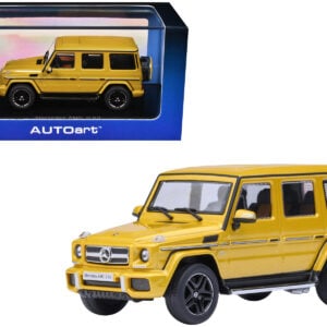2017 Mercedes-Benz AMG G 63 Solar Beam Yellow 1/64 Diecast Model Car by Autoart  by Diecast Mania