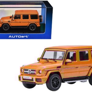 2017 Mercedes-Benz AMG G 63 Sunset Beam Orange 1/64 Diecast Model Car by Autoart  by Diecast Mania