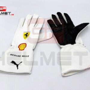 Lewis Hamilton & Charles Leclerc 2025 Miami GP Racing gloves from the Formula 1 Memorabilia store collection.