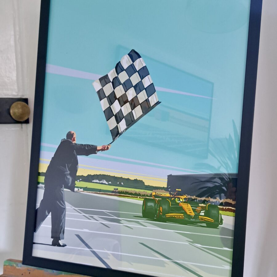 F1 75. A celebration of 75 years of F1. Lando Norris, McLaren. from the McLaren F1 Memorabilia store collection.