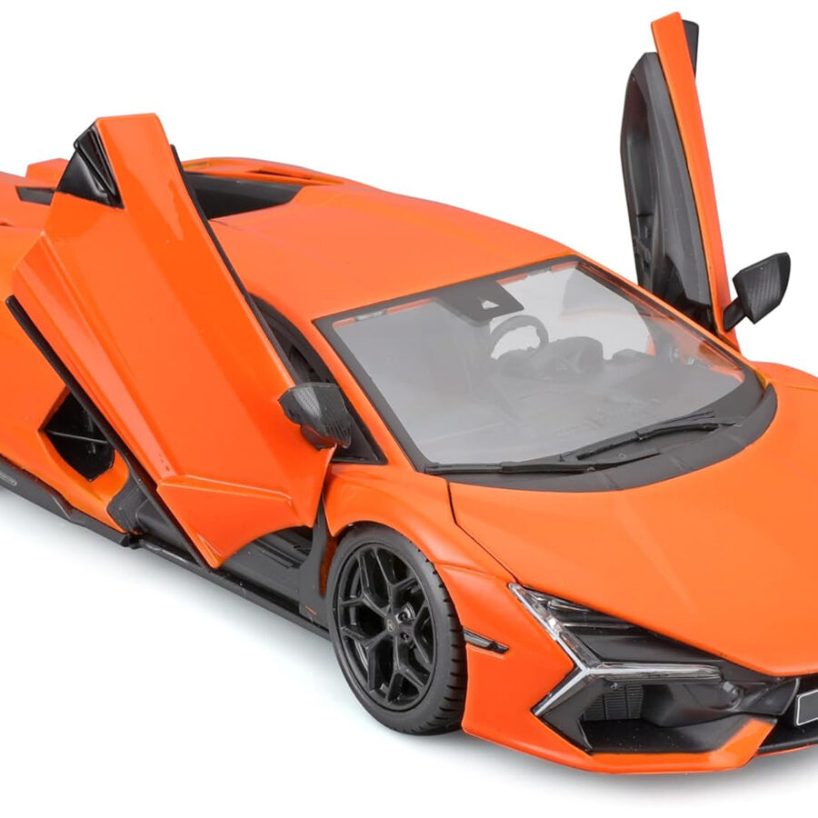 Lamborghini Revuelto Orange "Italian Design" Series 1/24 Diecast Model Car by Bburago Italian GP - Monza Track Art