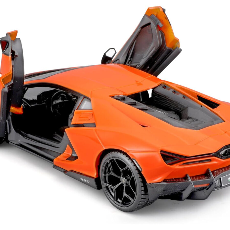 Lamborghini Revuelto Orange "Italian Design" Series 1/24 Diecast Model Car by Bburago Italian GP - Monza Track Art