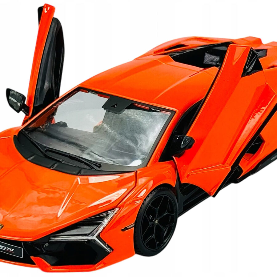 Lamborghini Revuelto Orange "Italian Design" Series 1/24 Diecast Model Car by Bburago Italian GP - Monza Track Art