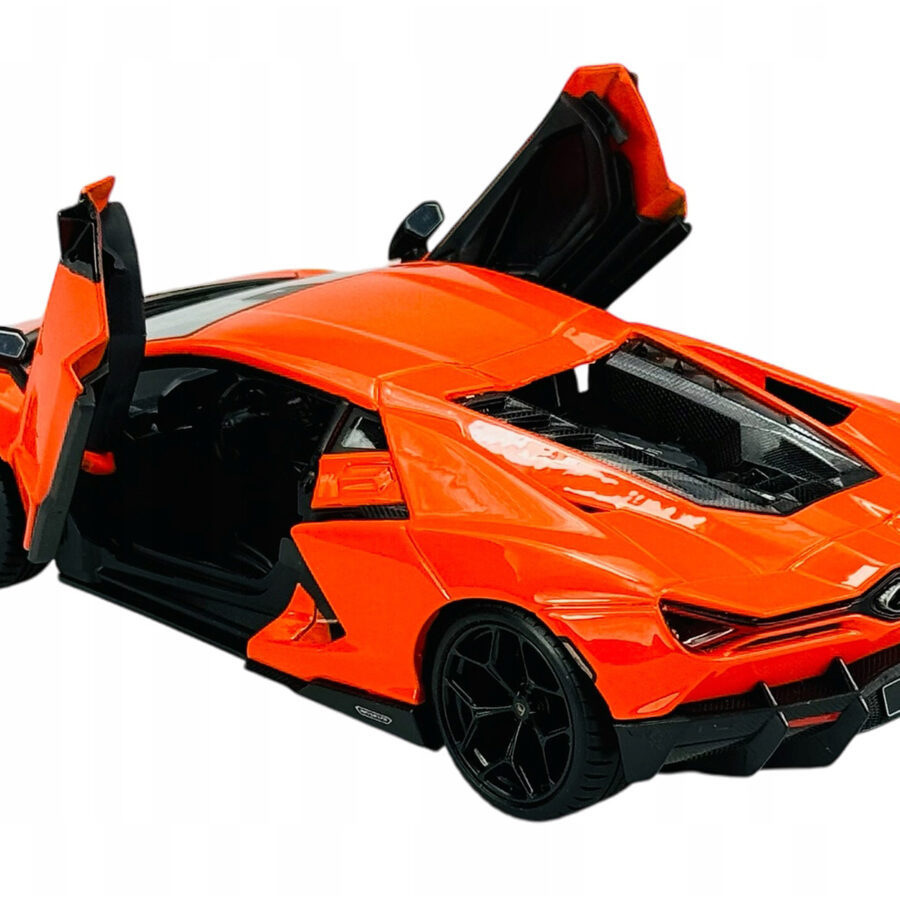 Lamborghini Revuelto Orange "Italian Design" Series 1/24 Diecast Model Car by Bburago Italian GP - Monza Track Art