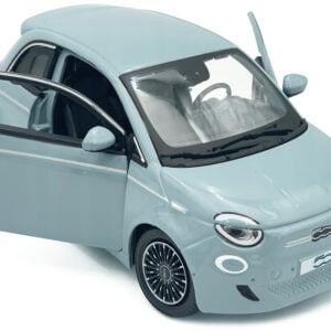 2023 Fiat 500e Light Blue 1/24 Diecast Model Car by Bburago from the Sports Car Racing Collectibles store collection.