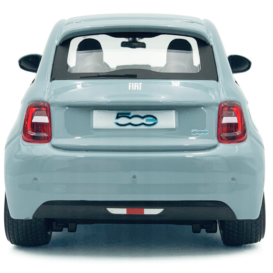 2023 Fiat 500e Light Blue 1/24 Diecast Model Car by Bburago Sports Car Racing Model Cars