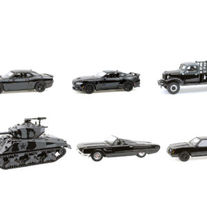 "Black Bandit" 6 piece Set Series 30 1/64 Diecast Model Cars by Greenlight from the Sports Car Racing Model Cars store collection.