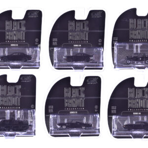 "Black Bandit" 6 piece Set Series 30 1/64 Diecast Model Cars by Greenlight from the Sports Car Racing Model Cars store collection.