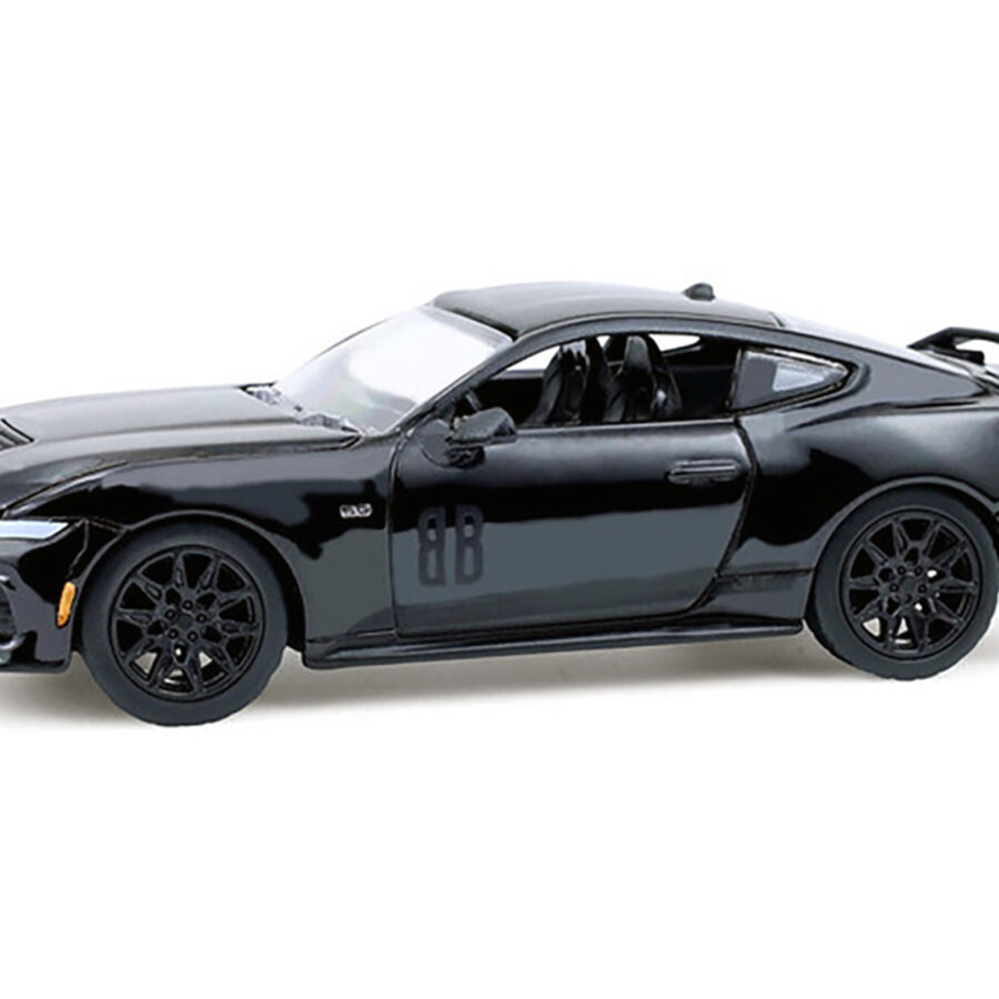 2024 Ford Mustang GT Coupe Black "Black Bandit" Series 30 1/64 Diecast Model Car by Greenlight Automotive