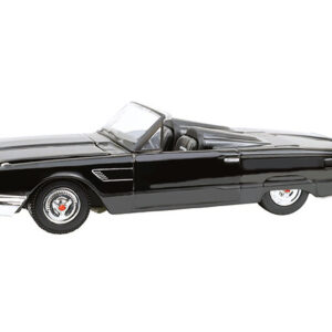 1965 Ford Thunderbird with Tonneau Cover Black "Black Bandit" Series 30 1/64 Diecast Model Car by Greenlight  by Diecast Mania