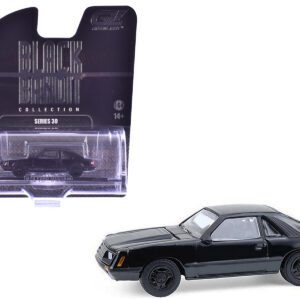 1979 Ford Mustang Fastback Black "Black Bandit" Series 30 1/64 Diecast Model Car by Greenlight  by Diecast Mania