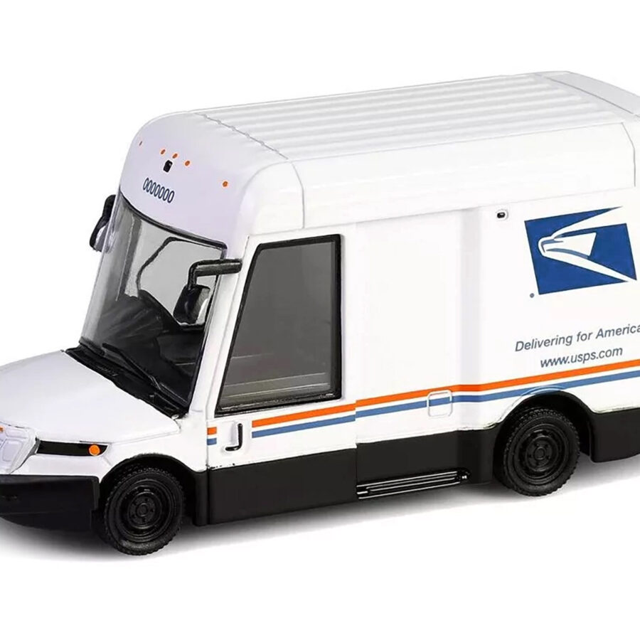 Oshkosh Next Generation Delivery Vehicle (NGDV) "United States Postal Service" White with Red and Blue Stripes "Hobby Exclusive" Series 1/64 Diecast Model Car by Greenlight Automotive