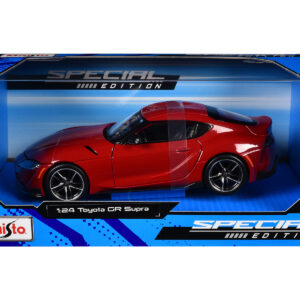 Toyota GR Supra Red "Special Edition" Series 1/24 Diecast Model Car by Maisto Automotive by Diecast Mania