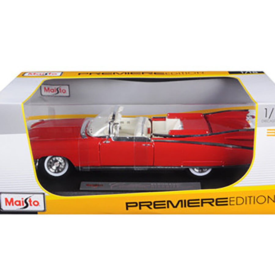 1959 Cadillac Eldorado Biarritz Red 1/18 Diecast Model Car by Maisto Automotive