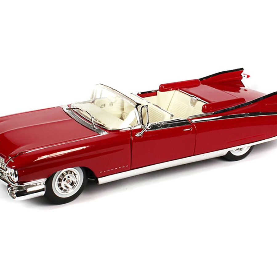 1959 Cadillac Eldorado Biarritz Red 1/18 Diecast Model Car by Maisto from the Sports Car Racing Collectibles store collection.